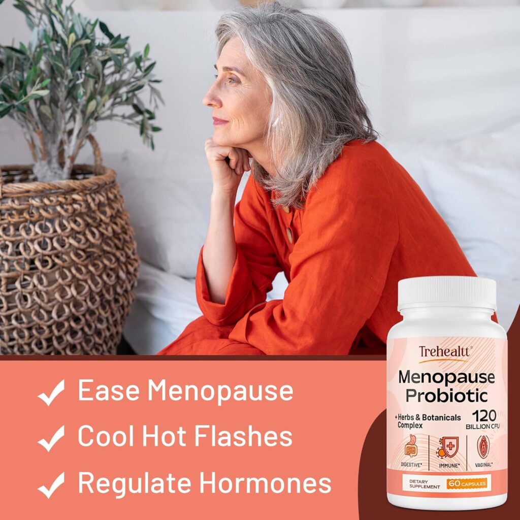 Menopause supplements for women, 120 Billion CFU Probiotic