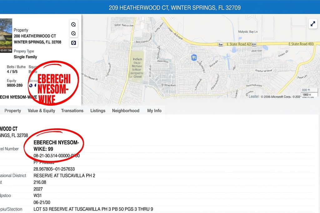 Nyesom Wike, former Governor of Rivers State, Nigeria, alongside his wife Justice Eberechi Suzzette Nyesom-Wike, a Nigerian Court of Appeal judge — linked to multiple Florida properties under investigation for alleged money laundering