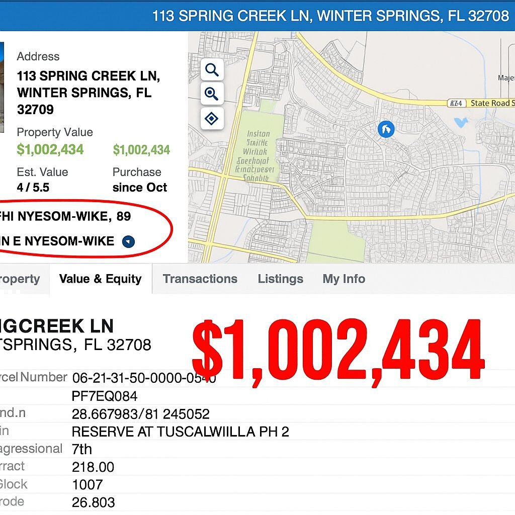 Nyesom Wike, former Governor of Rivers State, Nigeria, alongside his wife Justice Eberechi Suzzette Nyesom-Wike, a Nigerian Court of Appeal judge — linked to multiple Florida properties under investigation for alleged money laundering