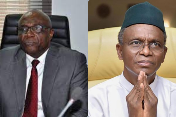 Bayo Onanuga, Senior Special Assistant to President Tinubu, speaking to press after dismissing Nasir El-Rufai’s “life presidency” claim as baseless and absurd