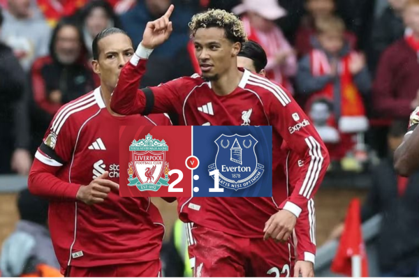 Liverpool Maintain Perfect Start with Gritty Derby Win Over Everton