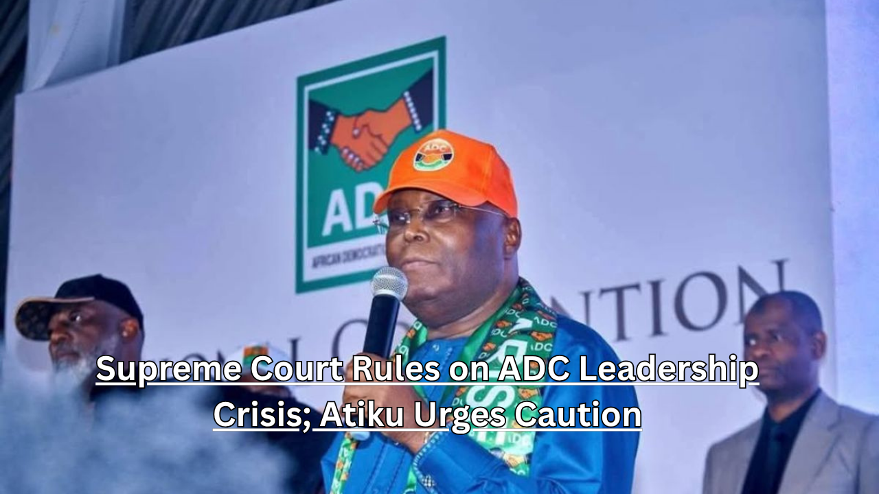 Former Vice President Atiku Abubakar urges caution after Supreme Court ADC ruling, says real battle lies ahead