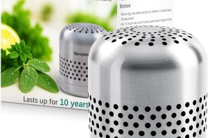 Long-lasting fridge deodorizer that lasts up to 10 years, eliminating bad odors in refrigerator, car, and closet